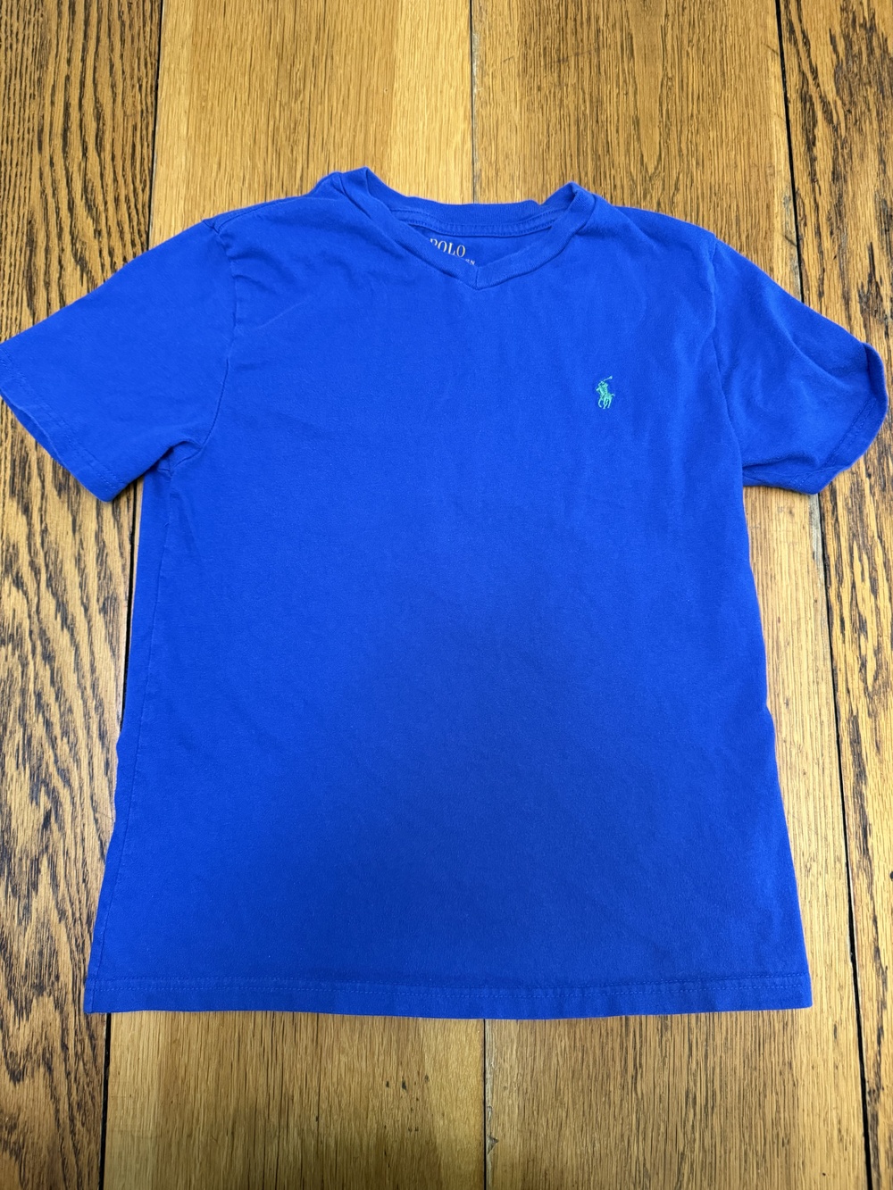 Polo Ralph Lauren Shirt Youth Medium Blue Green Pony Boys 10-12 Classic Tee Top